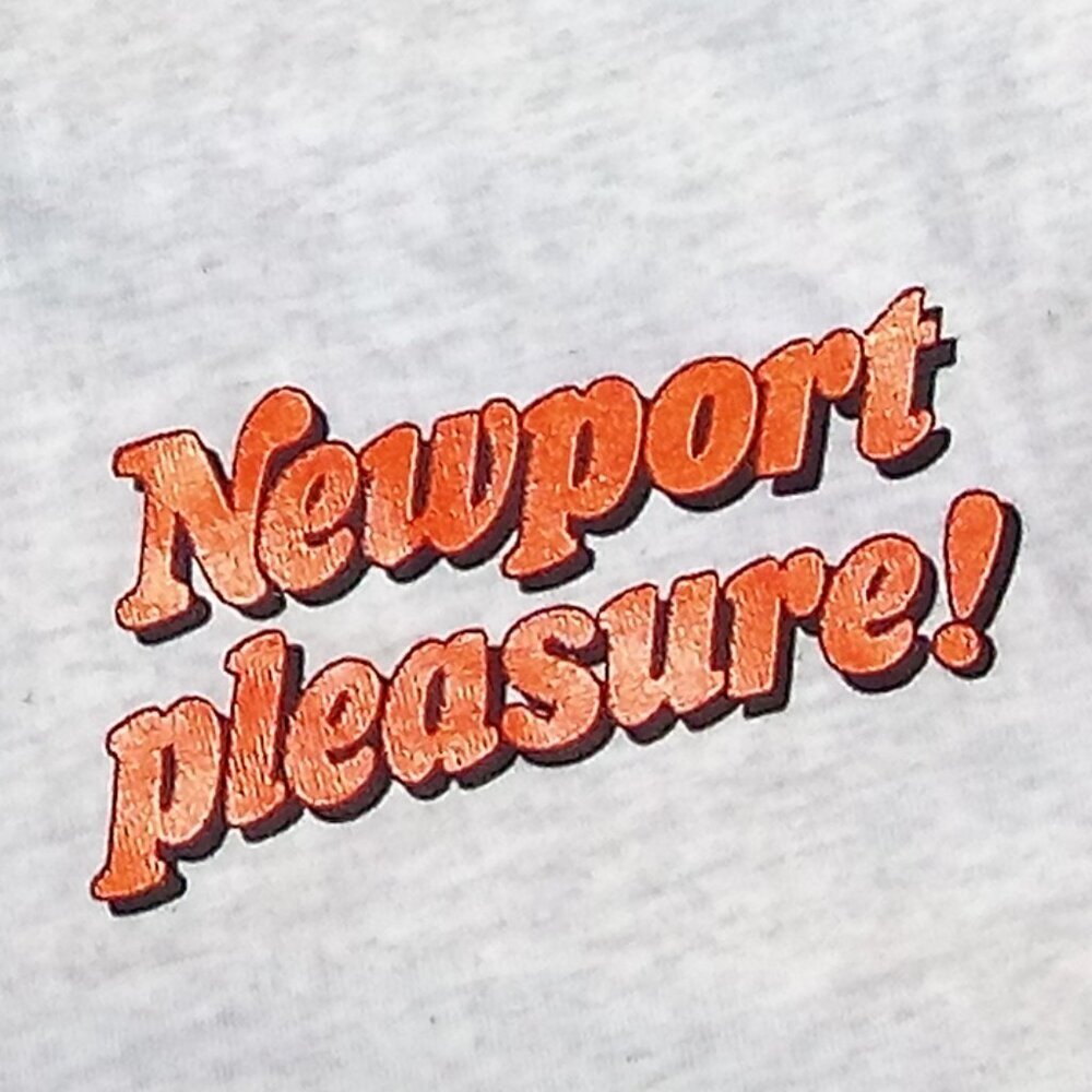 Deadstock Vintage 90s Newport Pleasure! Neon Sweat Shorts Trainers